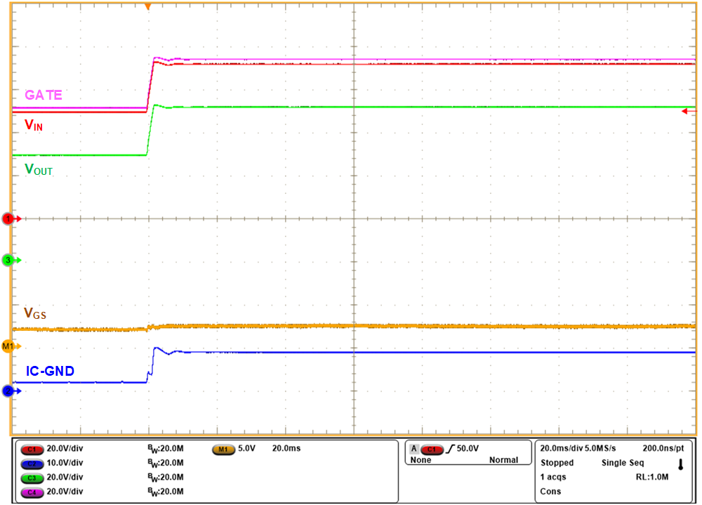  所提方案對(duì) 70V 負(fù)載突降事件的反應(yīng)