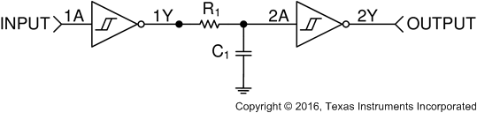 SN54HCT14 SN74HCT14 scls085_app1.gif