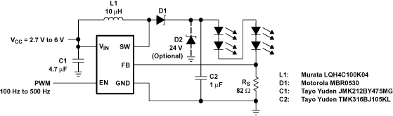TPS61040-Q1 TPS61041-Q1 ai_white_gls276.gif