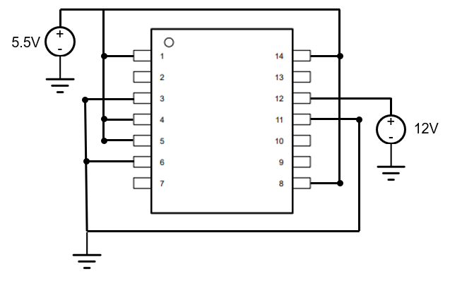 THVD9491-SEP THVD9491-SEP Biased Diagram