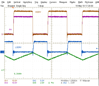 bq24707 bq24707A Continuous Conduction
Mode Switching Waveforms bq24707 bq24707A tc5_lusa78.gif
