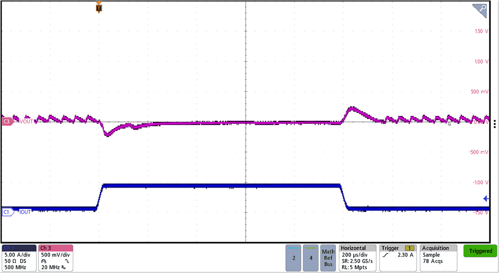 BQ25858-Q1 BQ25858B-Q1 Forward Mode 5V Transient
                                                Reponse with 20Vin