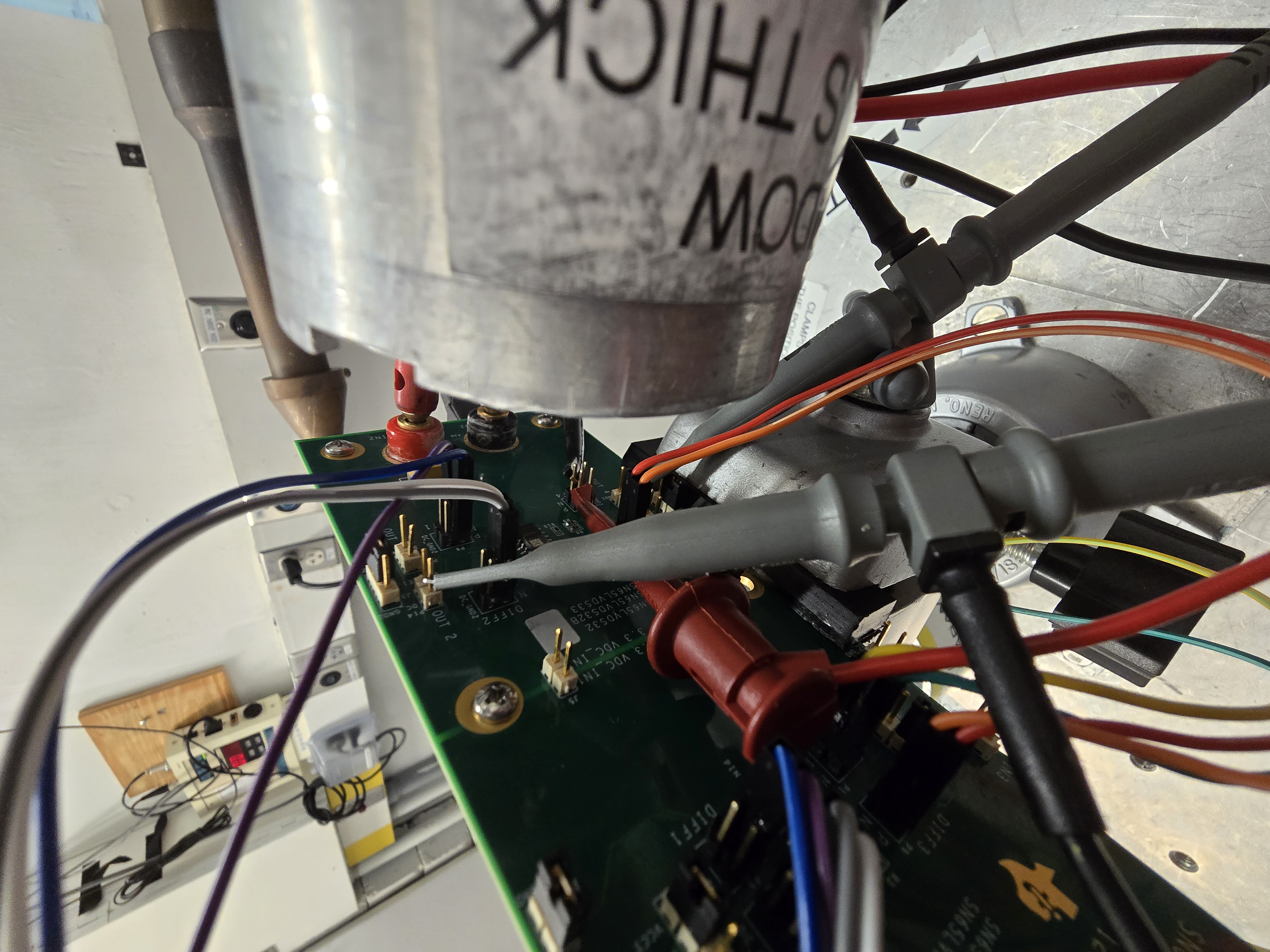  SN55LVRA4-SEP Evaluation Board at TAMU Facility