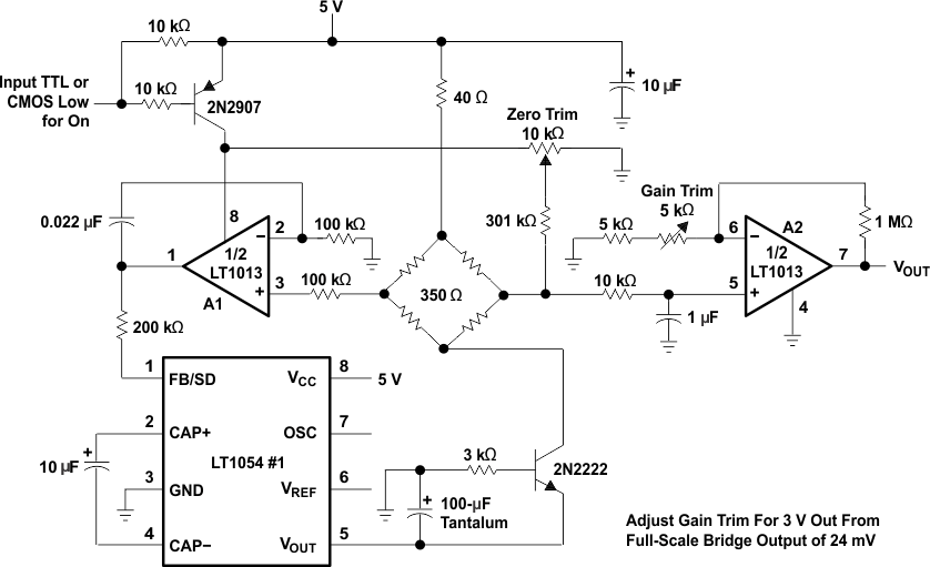 LT1054 Strain-Gage Bridge Signal
Conditioner LT1054 strain_gage_brdge_sgnl_cndtnr_slvs033.gif