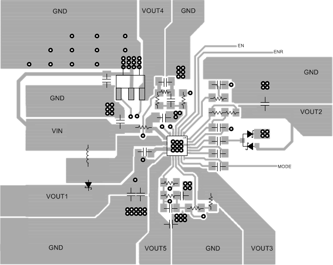 TPS65140 TPS65141 TPS65145 LayoutRGE.gif