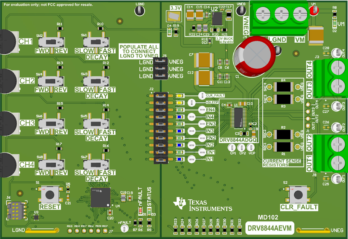 DRV8844AEVM DRV8844AEVM Image