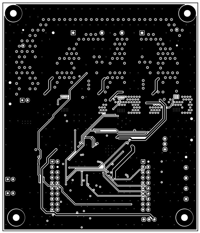 DRV8363-Q1EVM EVM Bottom Layer