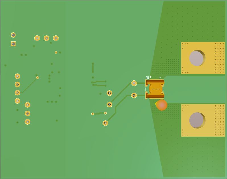 AMC-AMP-200APK-EVM Bottom Side Layout