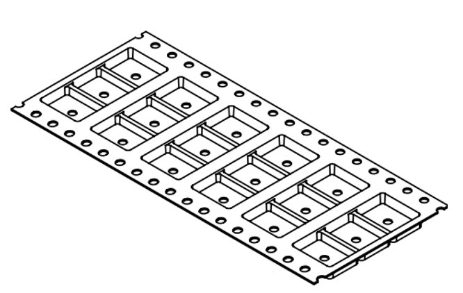  Multiple Row Carrier tape,
                    Ecoship Technology and Enviropack Tape and Reel
