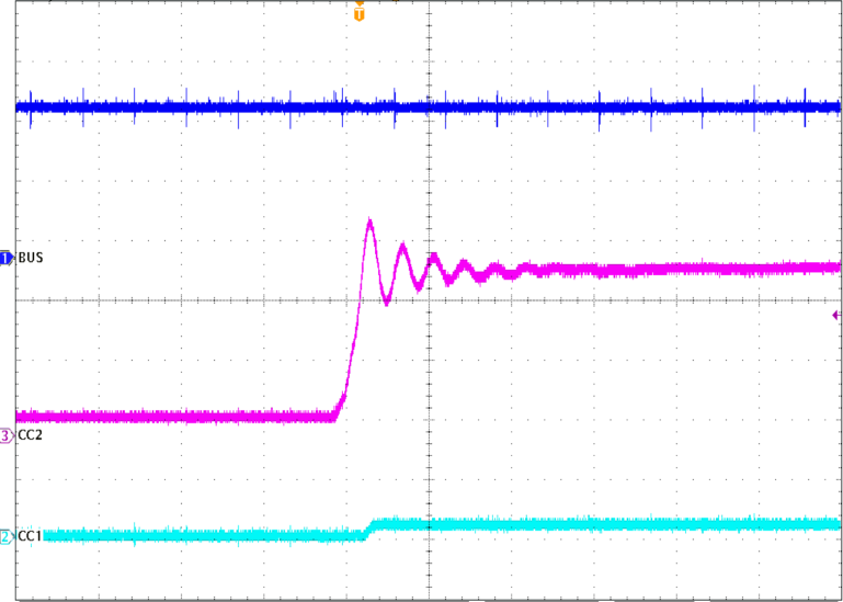 在上電并將 CC2 短接至 VBAT 的條件下測(cè)試 GUID-6B675700-38A8-46DA-8534-658C088AA66F-low.png