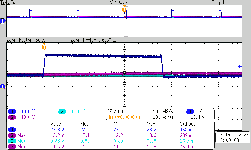  5kHz 仿真 EFT 突發(fā)測試 TMUX7309F 放大圖