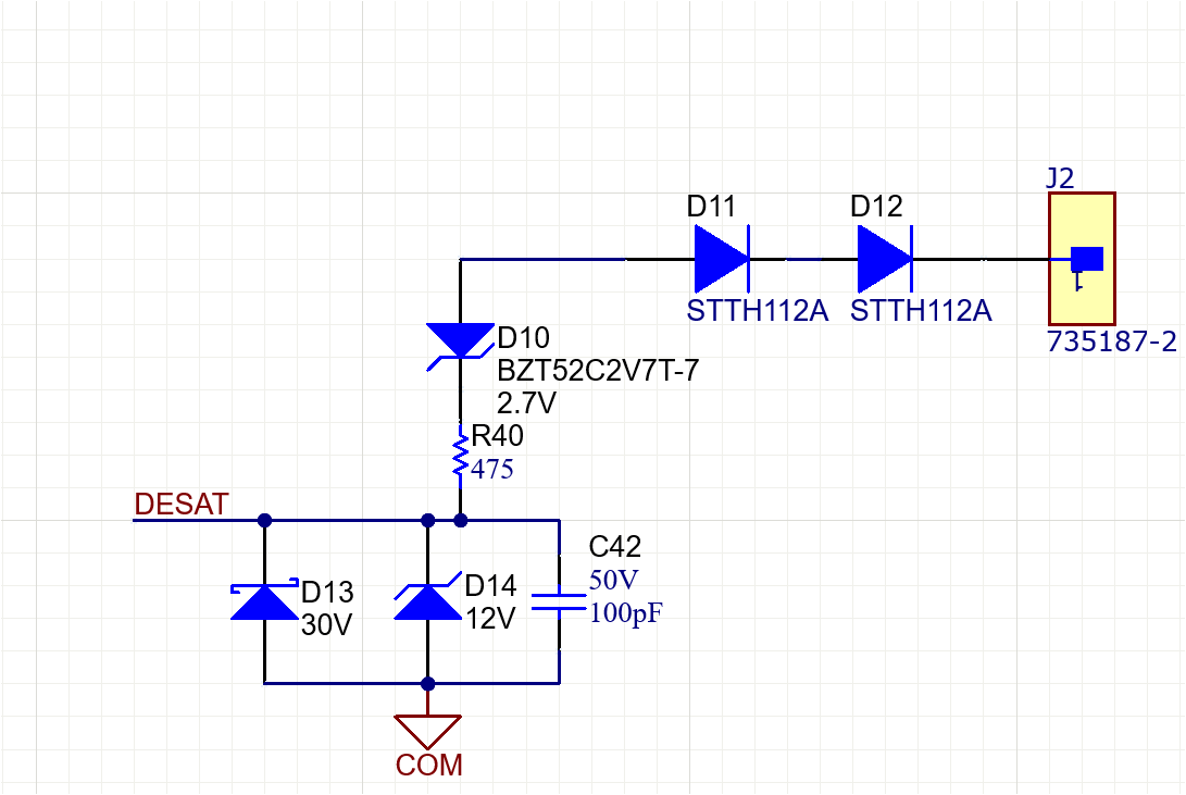UCC21750Q1 無外部充電方式的 DESAT 實(shí)現(xiàn)