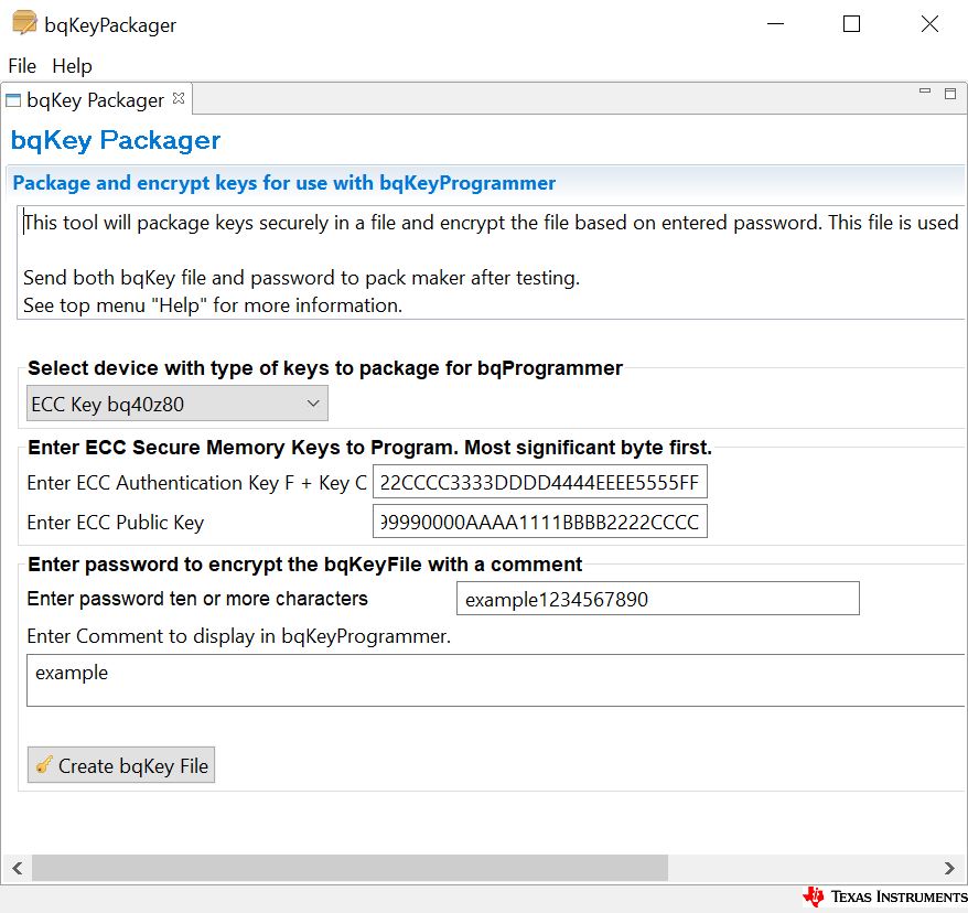  使用 BQ40z80 的 ECC 示例