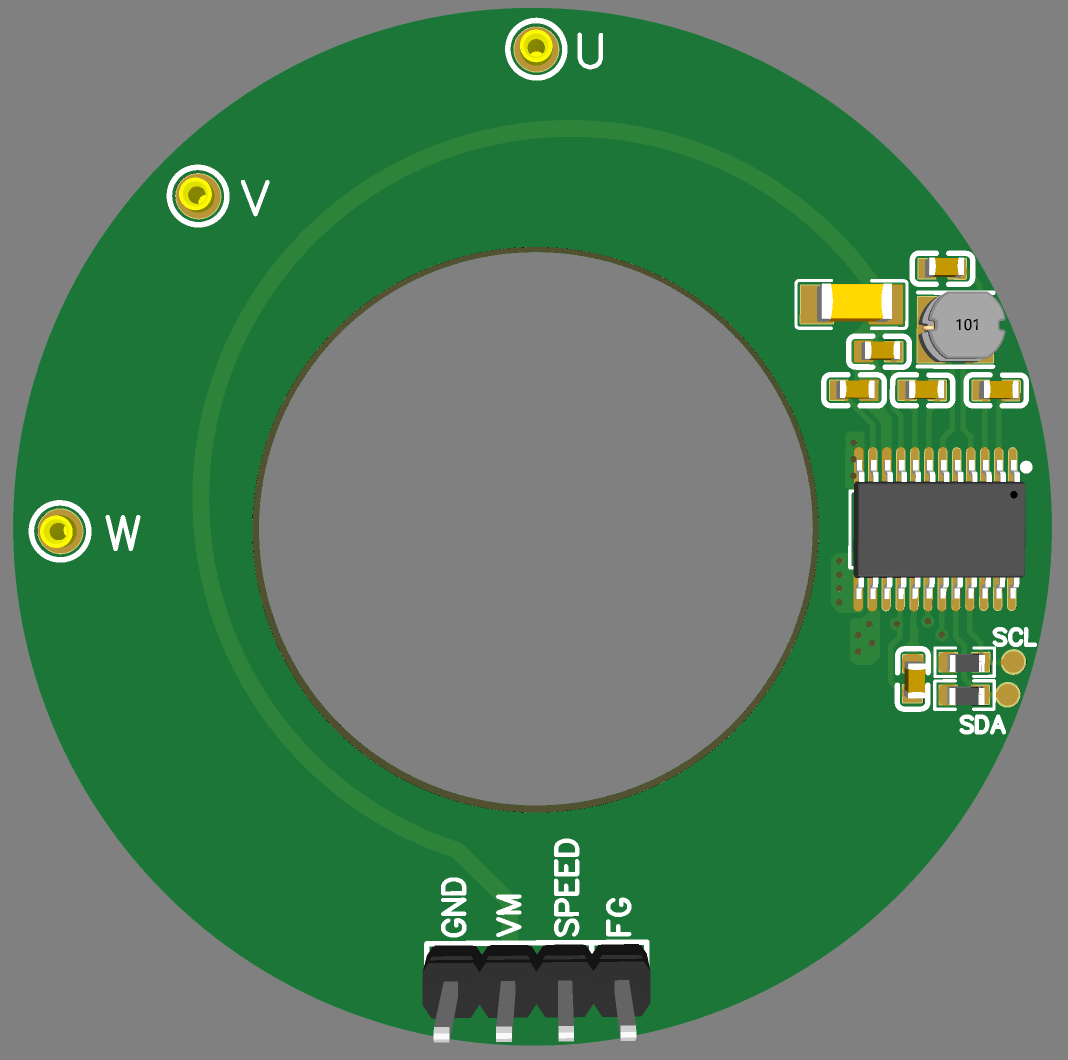  MCF8315 布局設(shè)計 3D 圖