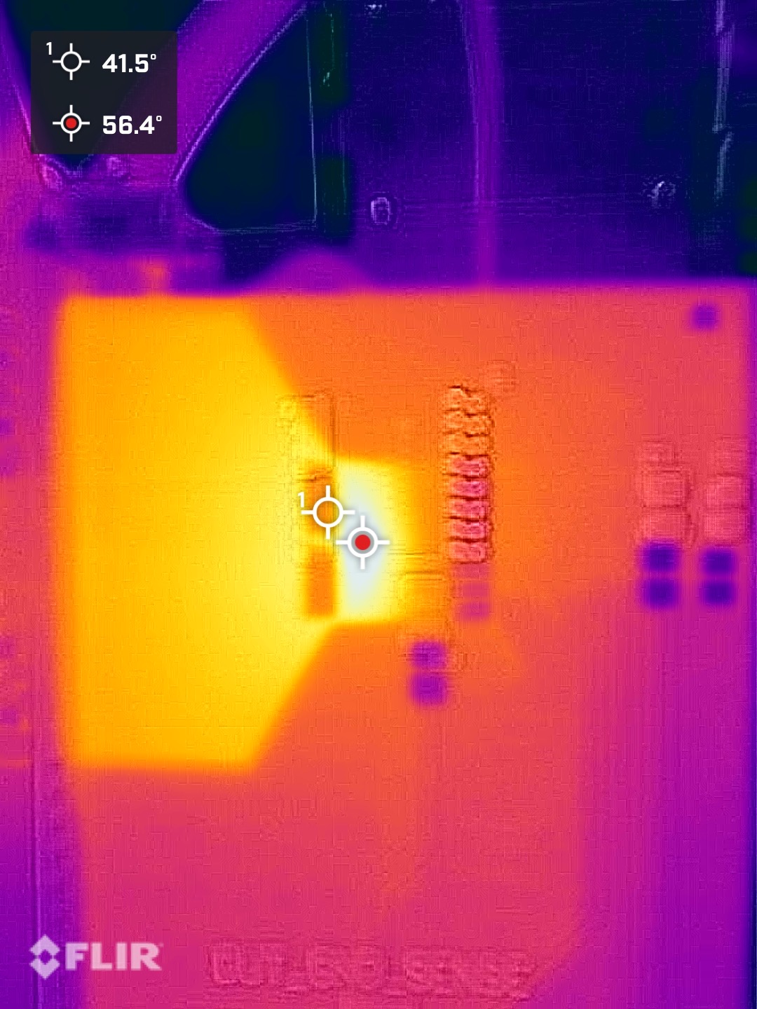  SOIC-10 封裝在 SOIC-16 焊盤布局上，初始時刻，SAC 免清洗焊膏