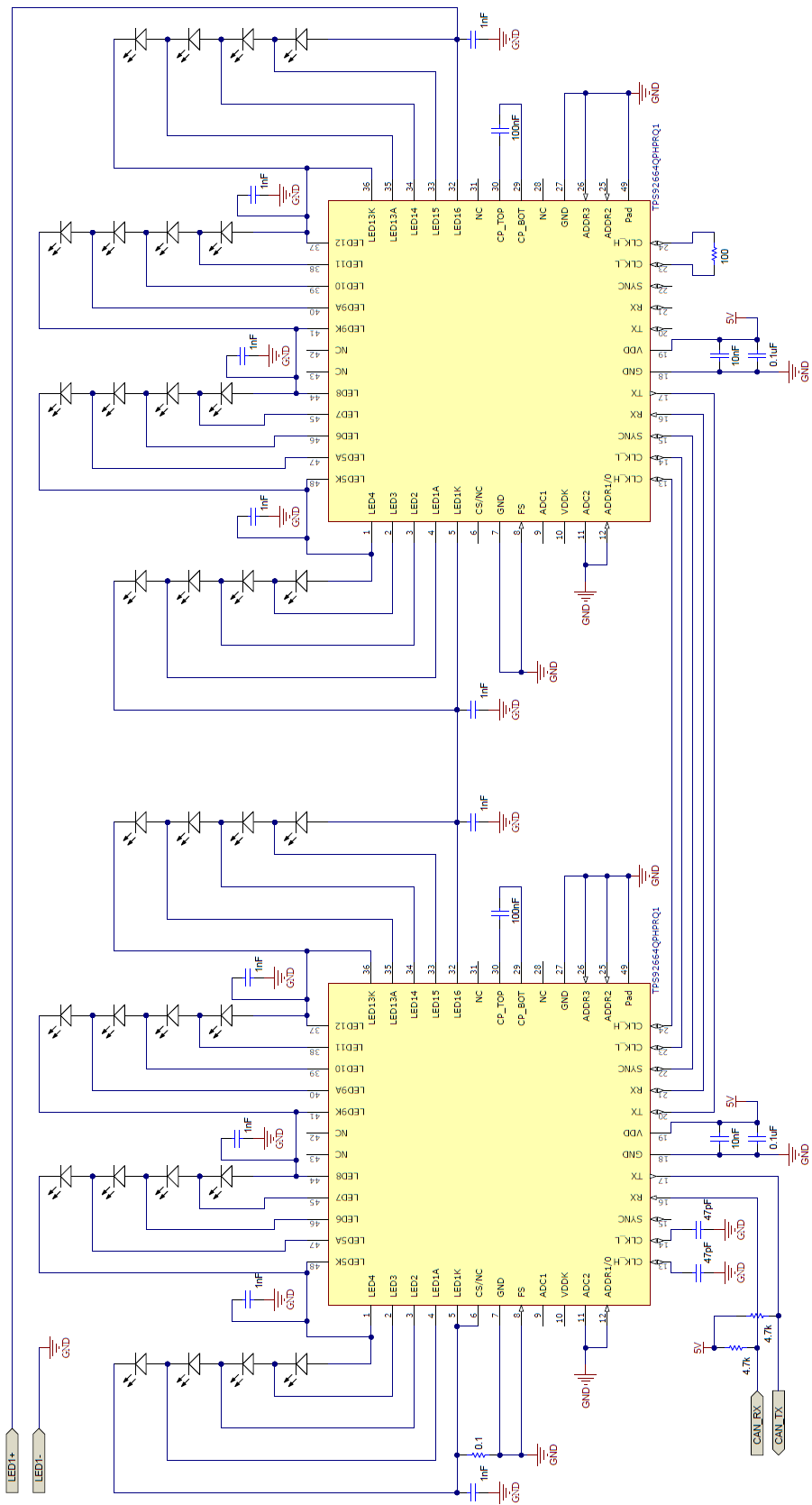  使用多個器件的示例應用