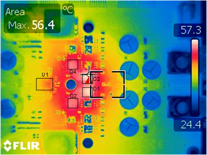  電阻器配置中的 EVM 熱損耗情況