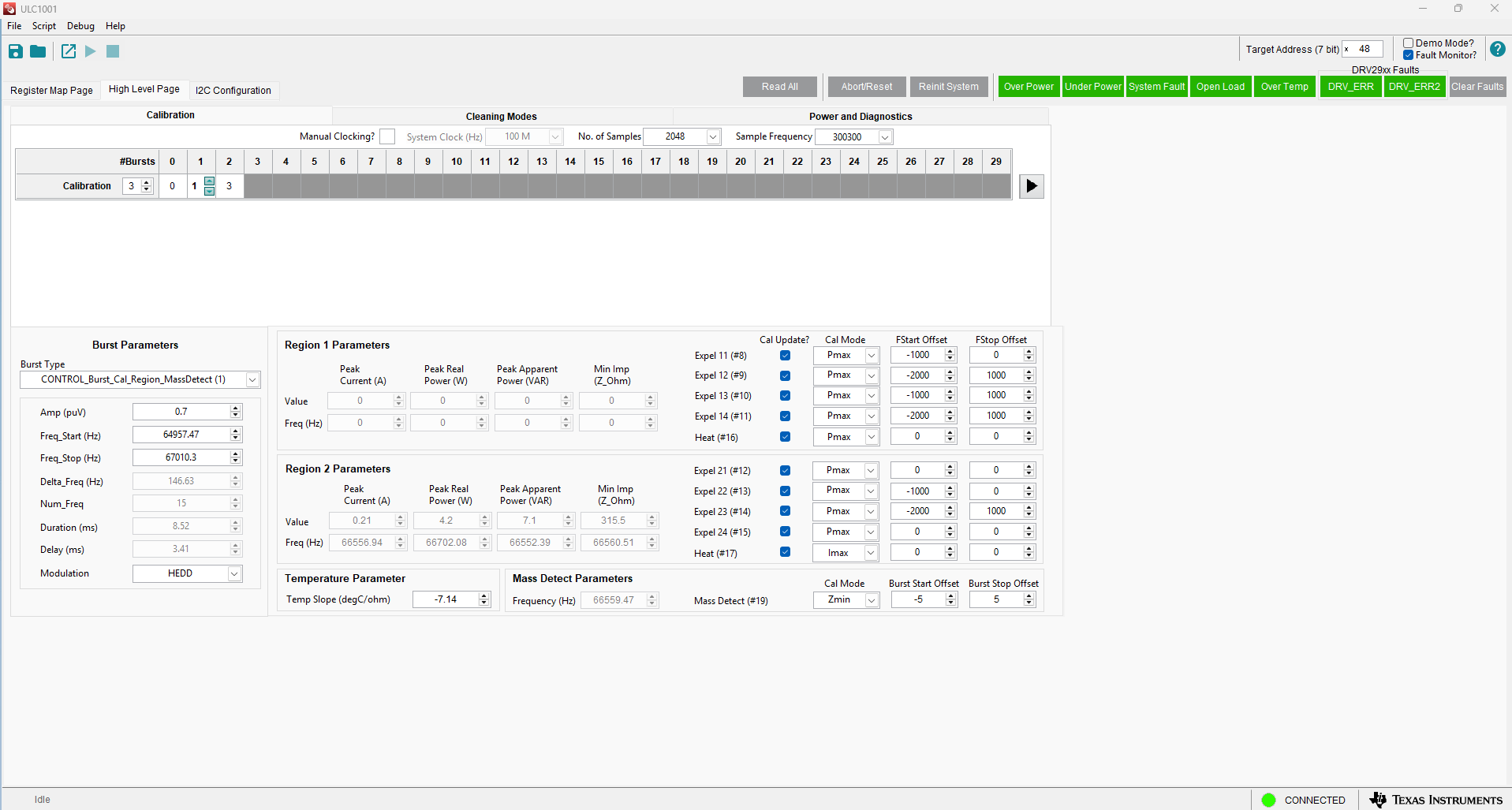  GUI 設(shè)置：校準(zhǔn)結(jié)果
