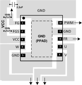 DRV10963 layout_example_01_slas955.gif