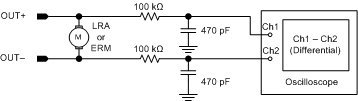 DRV2625 測(cè)試設(shè)置