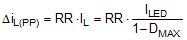 TPS92691 TPS92691-Q1 TPS92691 TPS92691-Q1 Eqn_ILBST_SLVSD68.gif