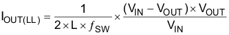 TPS564201 TPS564201 Eq_Iout_LL_SLVSDJ7.gif