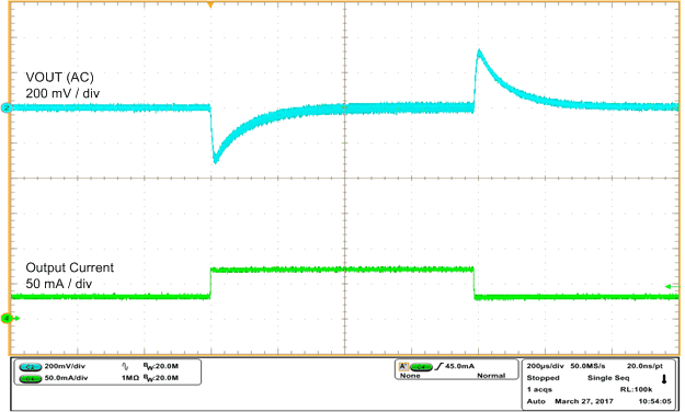 30-mA to 70-mA Load Transient Response GUID-150BC51B-DA25-46E9-BAA1-A0E44B1DEEA6-low.gif