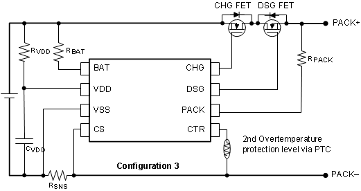 BQ2980 BQ2982 BQ298xx Reference Schematic Configuration
                    3