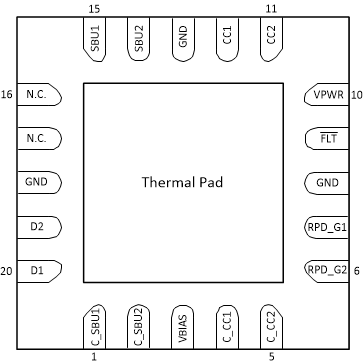 TPD6S300A TPD6S300_Pin_Out_3.gif