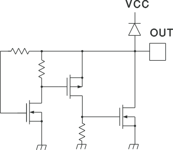 UCC2813-0-Q1 UCC2813-1-Q1 UCC2813-2-Q1 UCC2813-3-Q1 UCC2813-4-Q1 UCC2813-5-Q1 UVLO 期間，內(nèi)部電路保持低電平