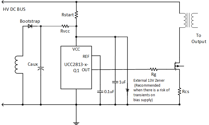 UCC2813-0-Q1 UCC2813-1-Q1 UCC2813-2-Q1 UCC2813-3-Q1 UCC2813-4-Q1 UCC2813-5-Q1 上電建議