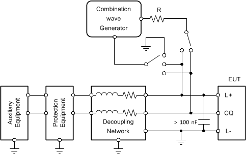 TIOL112 TIOL1123 TIOL1125 Surge Test Setup GUID-D758E0BF-6A02-4C23-9C97-8875B76045C2-low.gif