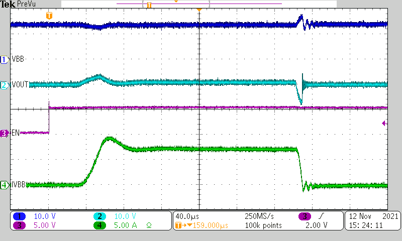 TPS1HC100-Q1 Short
Circuit With ILIM Shorted to Ground TPS1HC100-Q1 Short
Circuit With ILIM Shorted to Ground