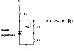LM4041 Adjustable Shunt Regulator