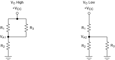 TLV4H290-SEP TLV4H390-SEP 反相配置電阻器等效網(wǎng)絡(luò)