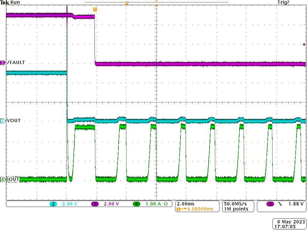 TPS2000E TPS2001E TPS2068E TPS2069E TPS2001E 空載至輸出短路