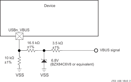 AM68A AM68 USB VBUS 檢測(cè)分壓器/鉗位電路