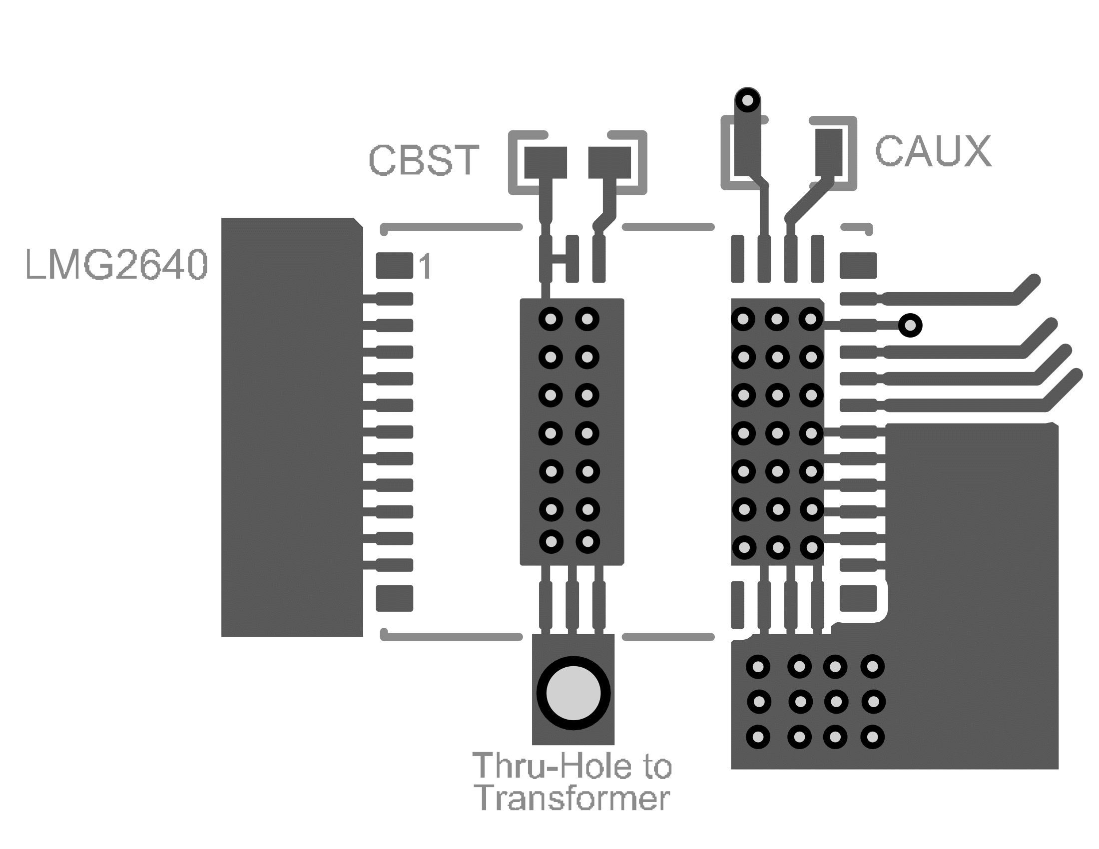 LMG2640 PCB 頂層（第一層）