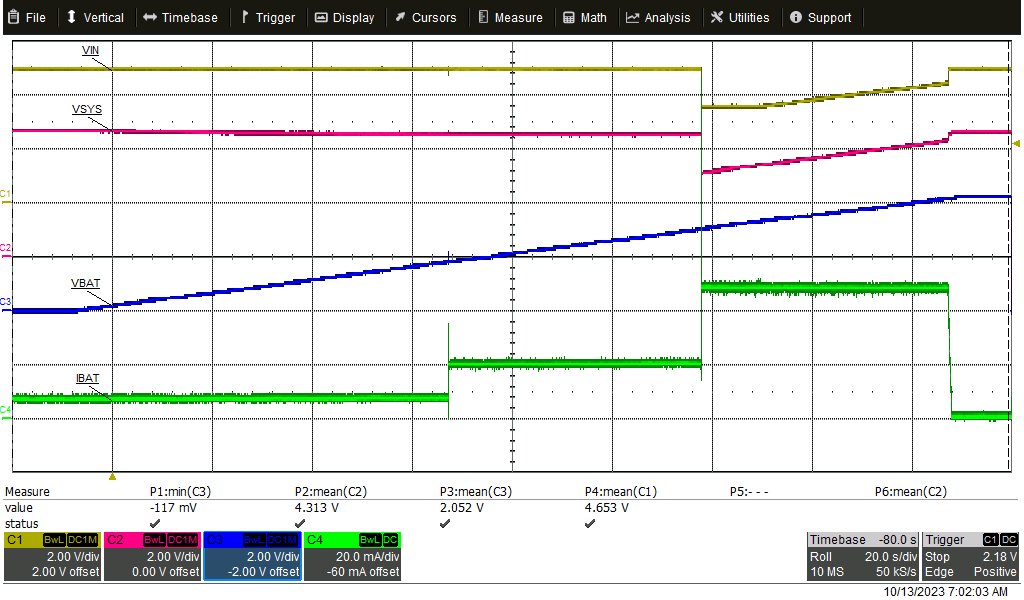 BQ25185 電池跟蹤 VINDPM BQ25185 電池跟蹤 VINDPM