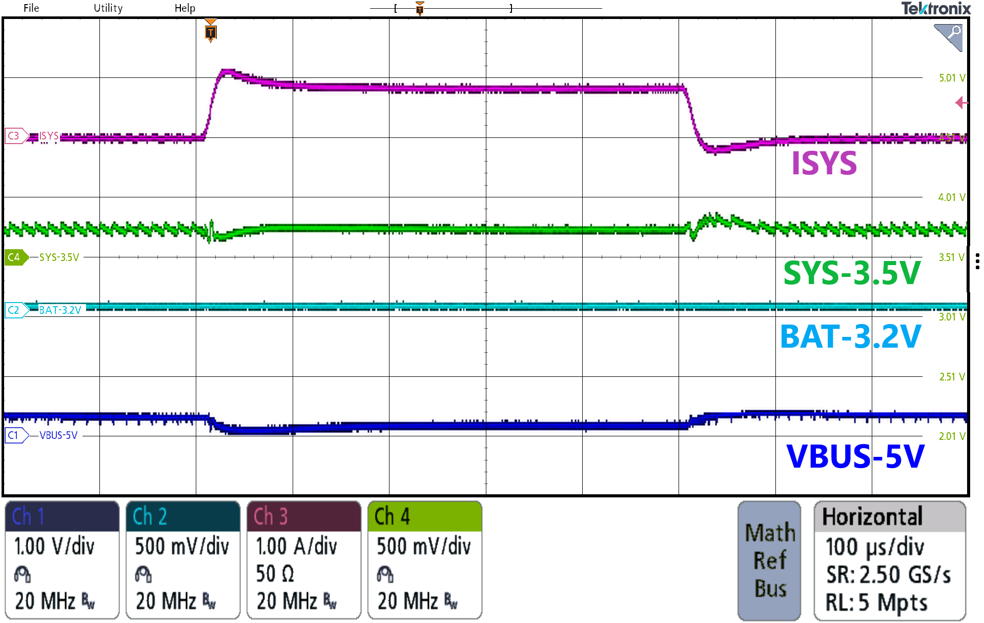 BQ25638 System Load
Transient Response GUID-20231128-SS0I-6VGQ-PWCV-FGZ4FT12W62Z-low.png