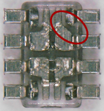 OPT4041 引腳 1 的識別特性