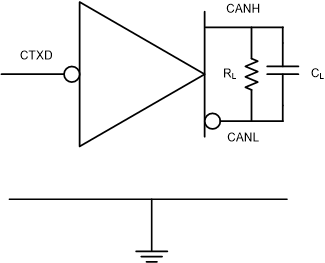 TCAN2450-Q1 TCAN2451-Q1 電源測試電路