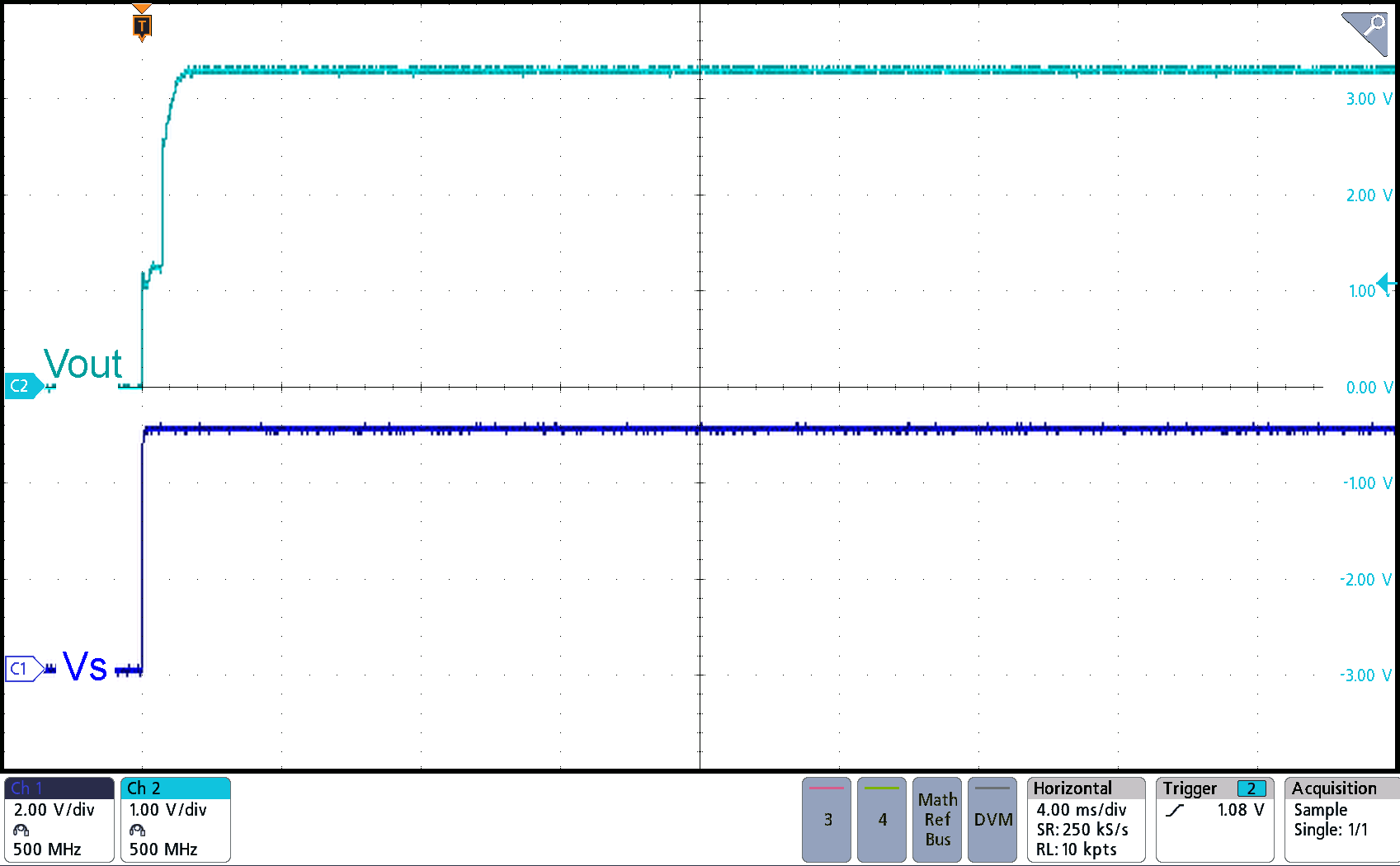 LM4060 LM4060 在 CL =開路、IR = 0mA 的情況下啟動(dòng)，型號(hào)：LM4060A33EDBZR