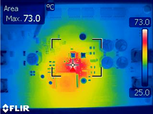 LM5126A-Q1 Vin = 14.4V，Vout = 45V，POUT = 150W，自然對(duì)流