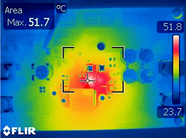 LM5126A-Q1 Vin = 14.4V，Vout = 24V，POUT = 150W，自然對(duì)流