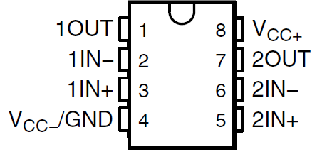 TL3472 D 或封裝頂視圖