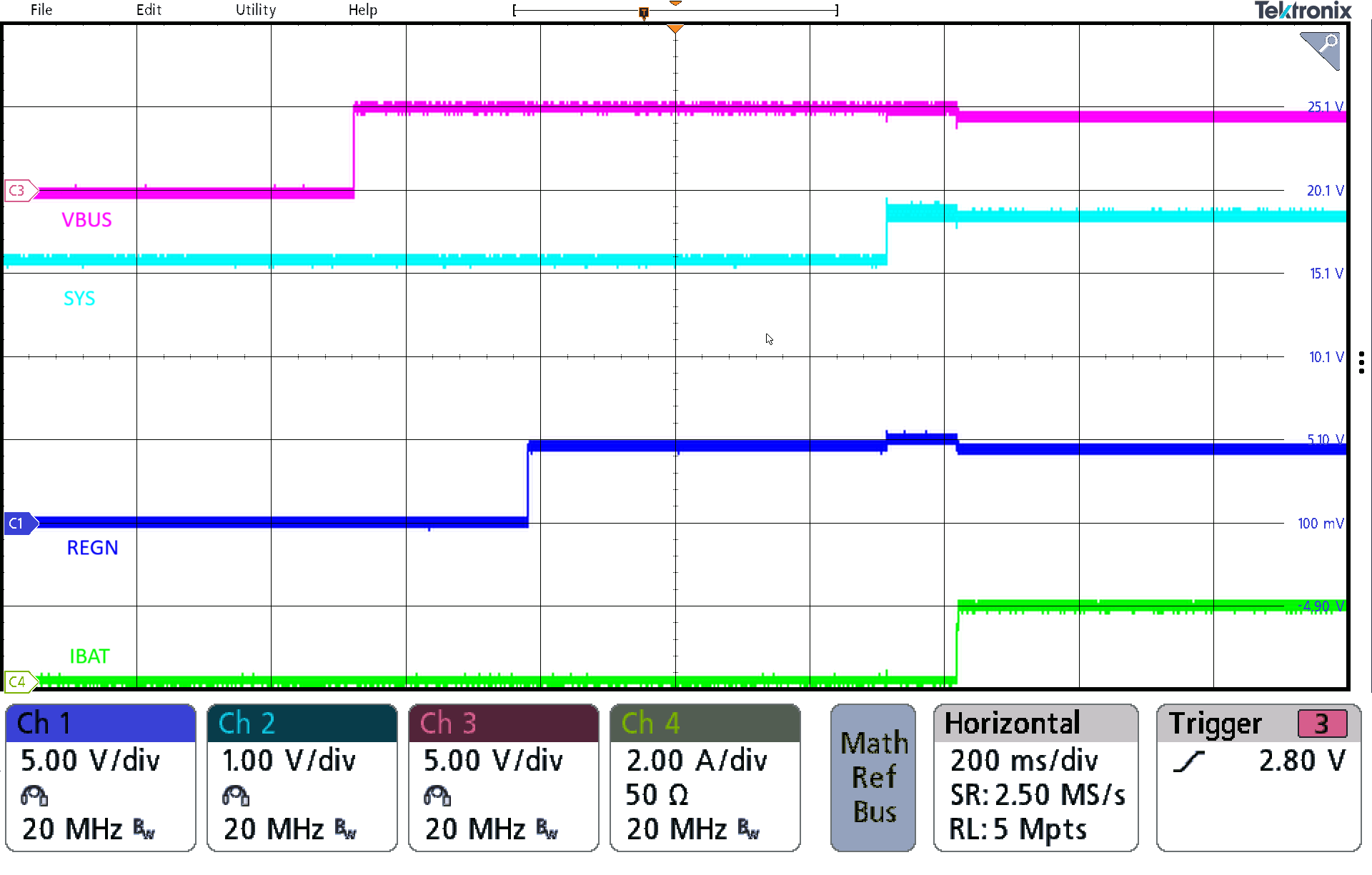 BQ25630 上電序列