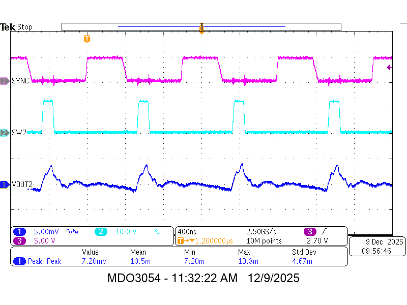 TPSM8D7420 TPSM8D7620 VOUT2 穩(wěn)態(tài)紋波 TPSM8D7420 TPSM8D7620 VOUT2 穩(wěn)態(tài)紋波