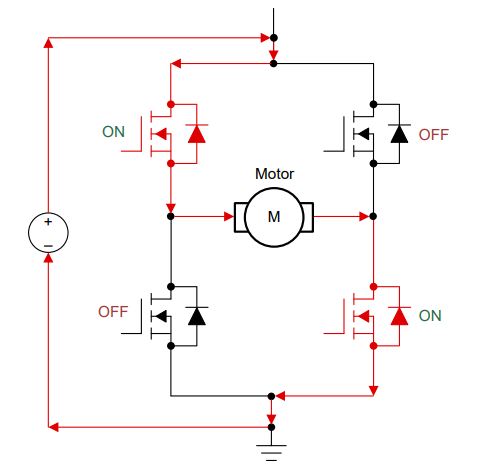  電機驅(qū)動高頻回路圖示