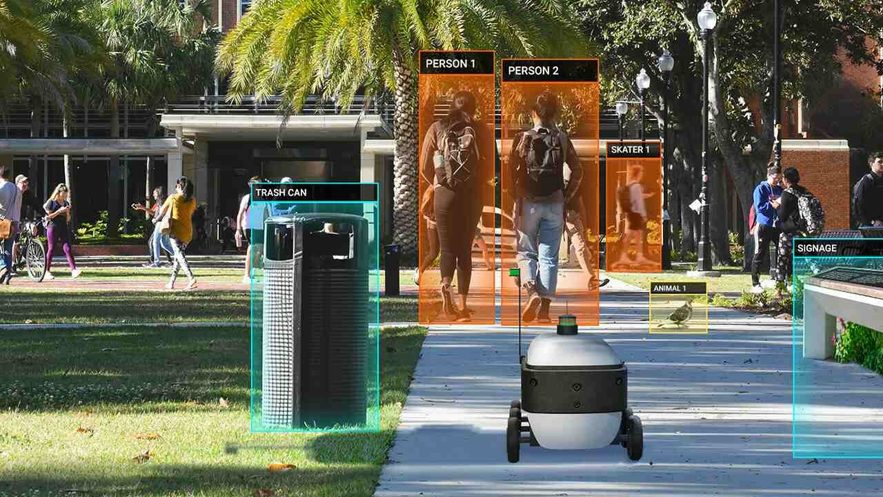  在戶外導(dǎo)航的 AMR